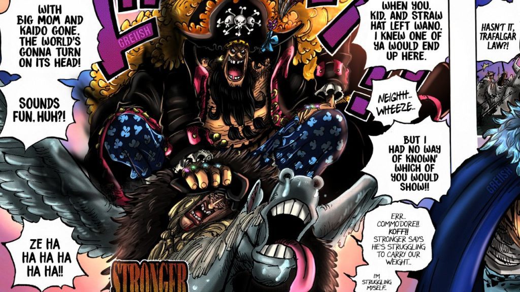 One Piece Chapter 1063 Raw Scans Law And Blackbeard Engage In A Fight