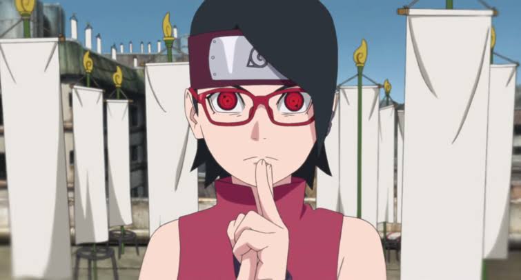 Boruto Anime Reveals Sarada Uchiha s Improved Sharingan Usage - 12