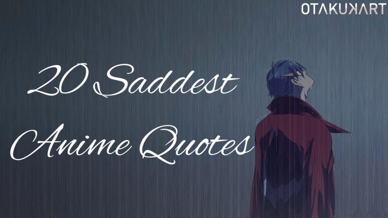 20 saddest anime quotesanime characters  otakukart