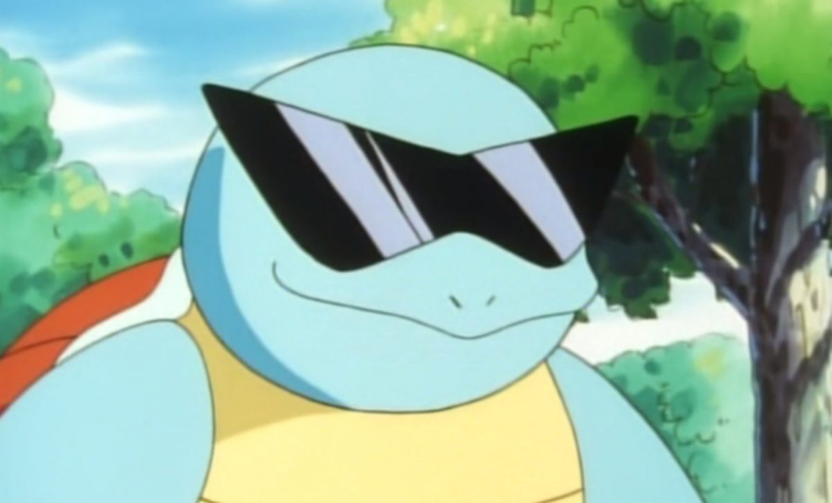 Pokémon Go Squirtle con gafas de sol en este evento de verano