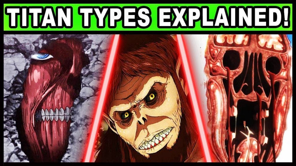 Types Of Titans In Attack On Titan Anime Explained - Shingeki No Kyojin ...