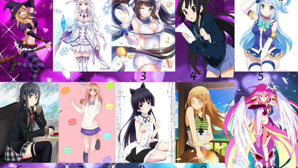 Anime waifu 2023 list The best 10 list of anime waifu of 2023