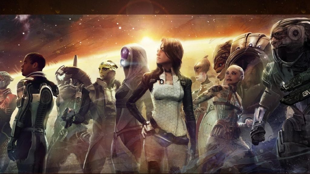 All the companions you can recruit in Mass Effect 2.