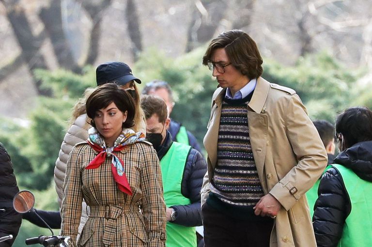 Lady Gaga Shares First Look of  House of Gucci  Movie With Adam Driver - 9