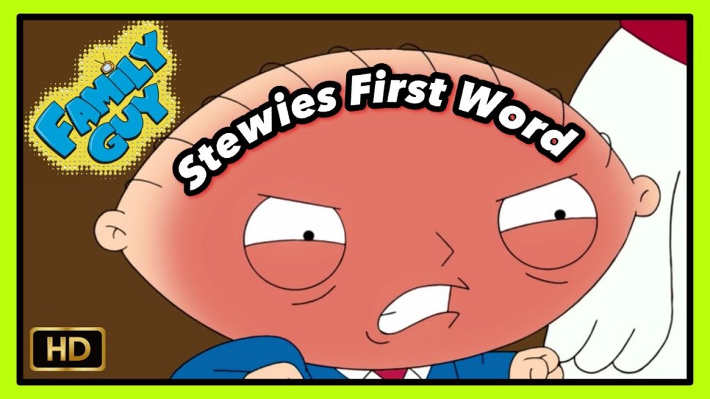Stewie's First Word Family Guy Episode 1 Season 19 Summary