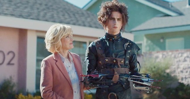 Timothee Chalamet and Winona Ryder Star in  Edgar Scissorhands  Commercial - 56