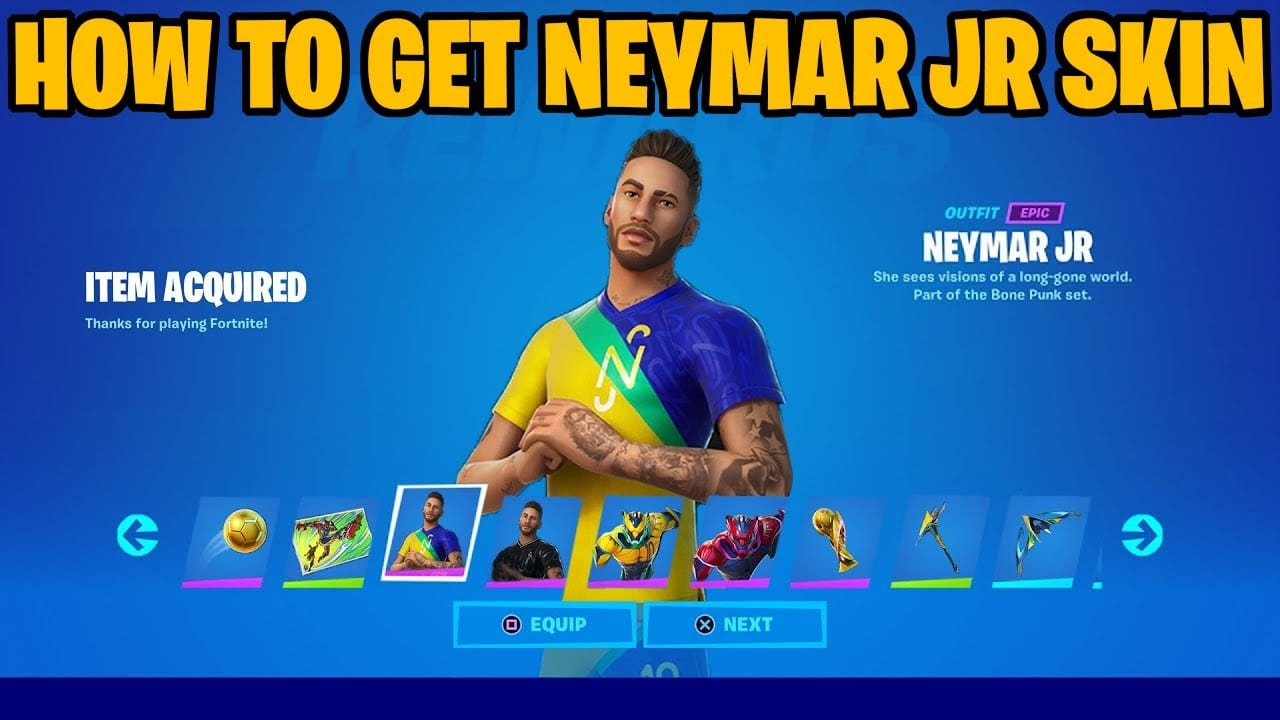 Neymar Jr Main Screen