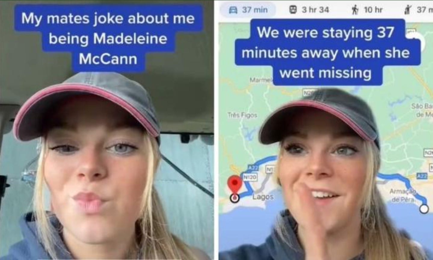 Madeleine McCann TikTok Trend  A Funny or Disgusting Viral Trend  - 8