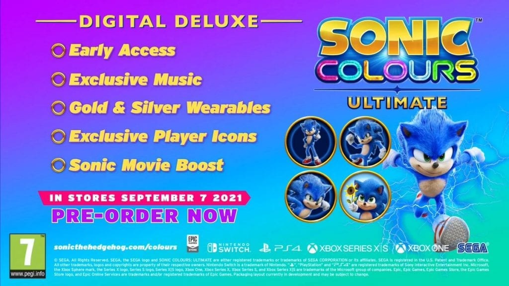 sonic colors ultimate pre order amazon