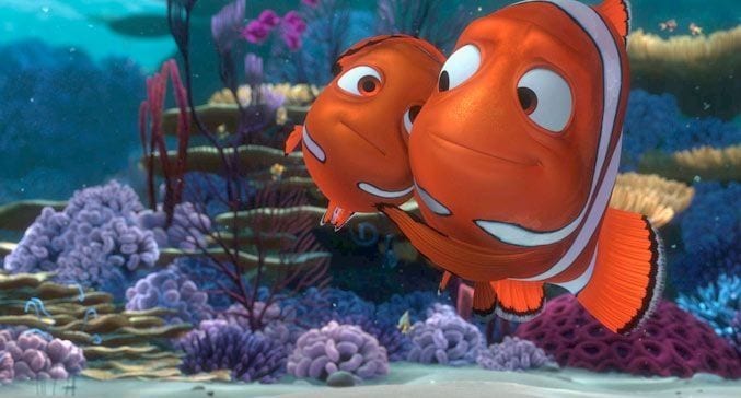 Marlin and Nemo are sign of love on this father's day
