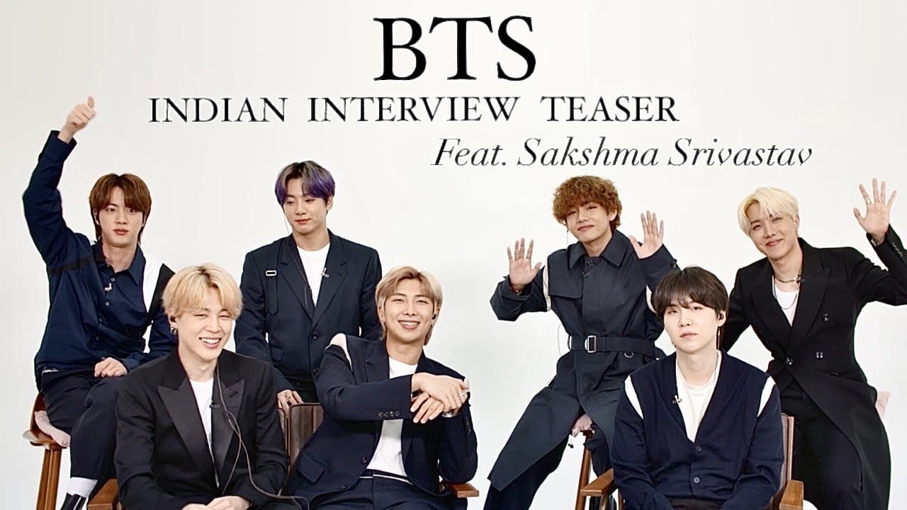 BTS India Interview Highlights   Kpop Group Delivers A Sweet Message to the Indian Armys - 50