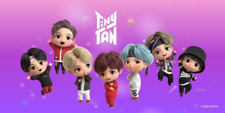 bts tiny tan pillow