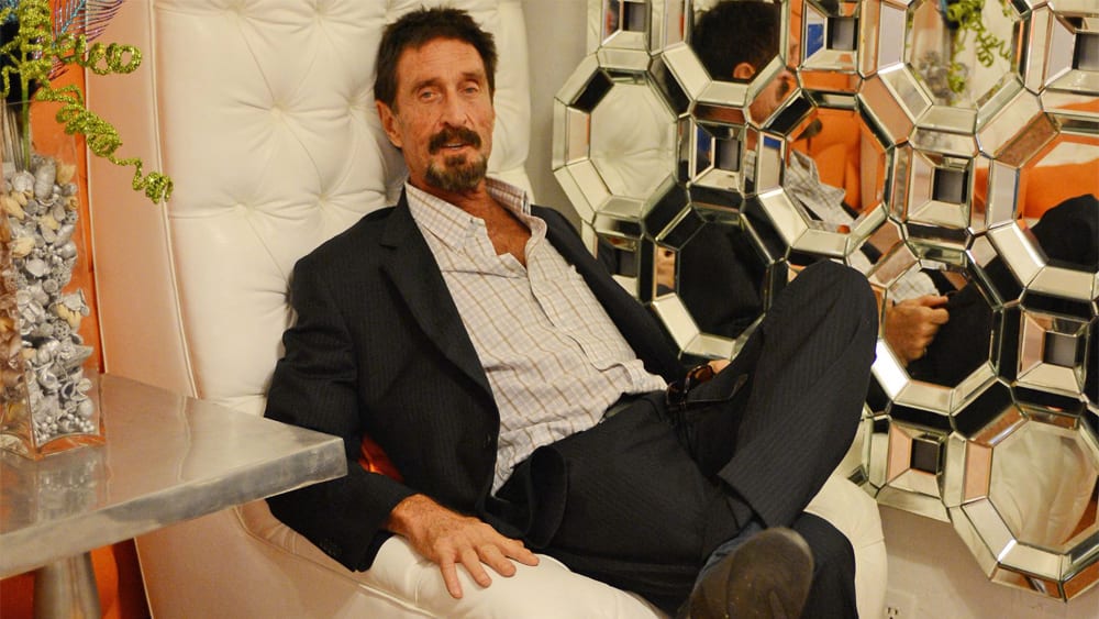 The suicide of John McAfee