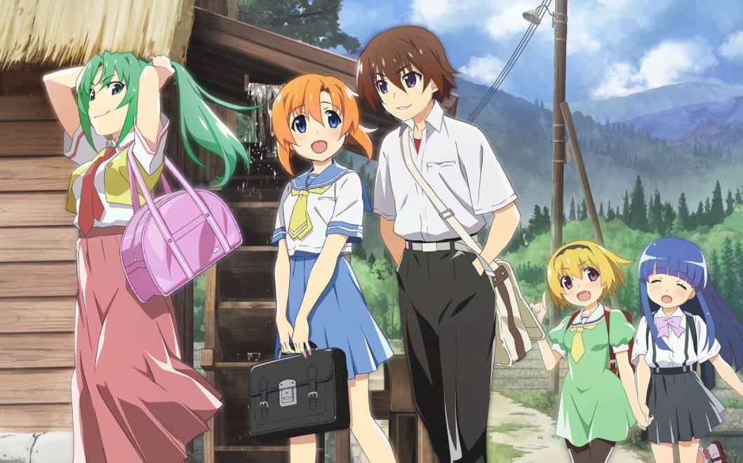 Rena and Keiichi Go Dumpster Diving  Higurashi: When They Cry - SOTSU Dub  