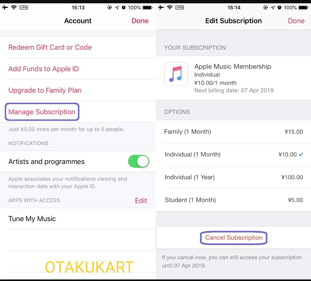 How To Cancel Apple Music Subscription? The Full Guide - OtakuKart