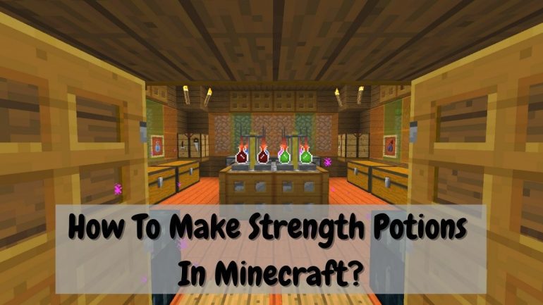 minecraft strength potion