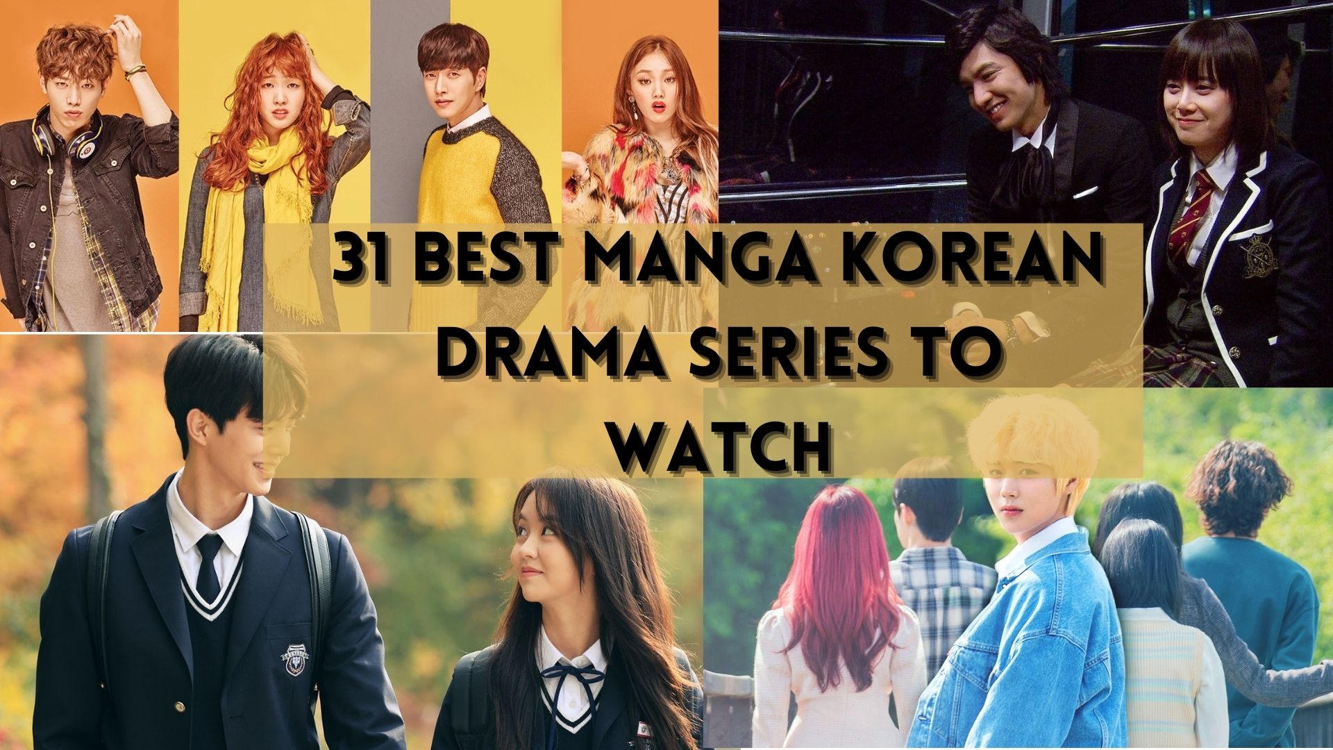 31 Best Manga Korean Drama Series to Watch