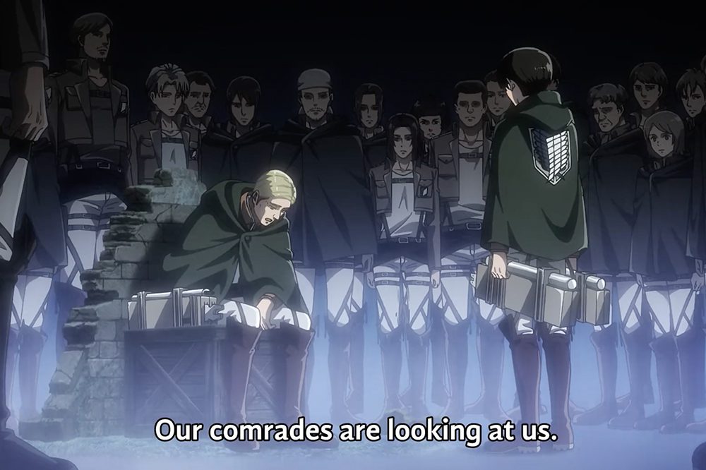 Erwin and his fallen comrades