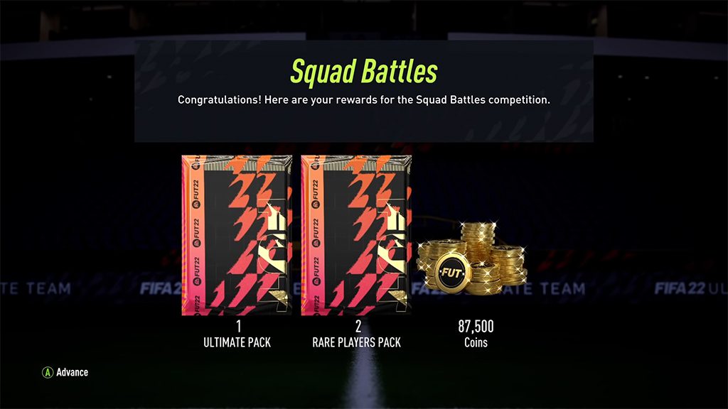 FIFA 22 Squad Battles Rewards