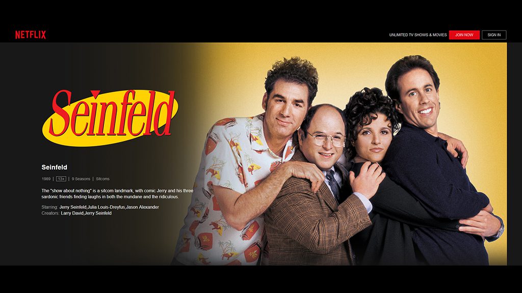 When is Seinfeld coming on Netflix