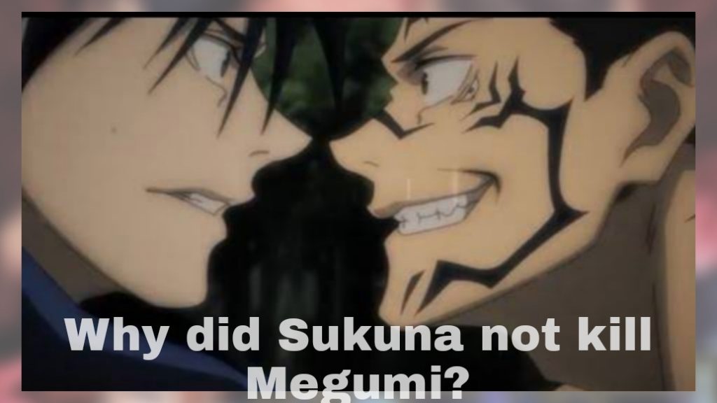 Why did Sukuna not kill Megumi