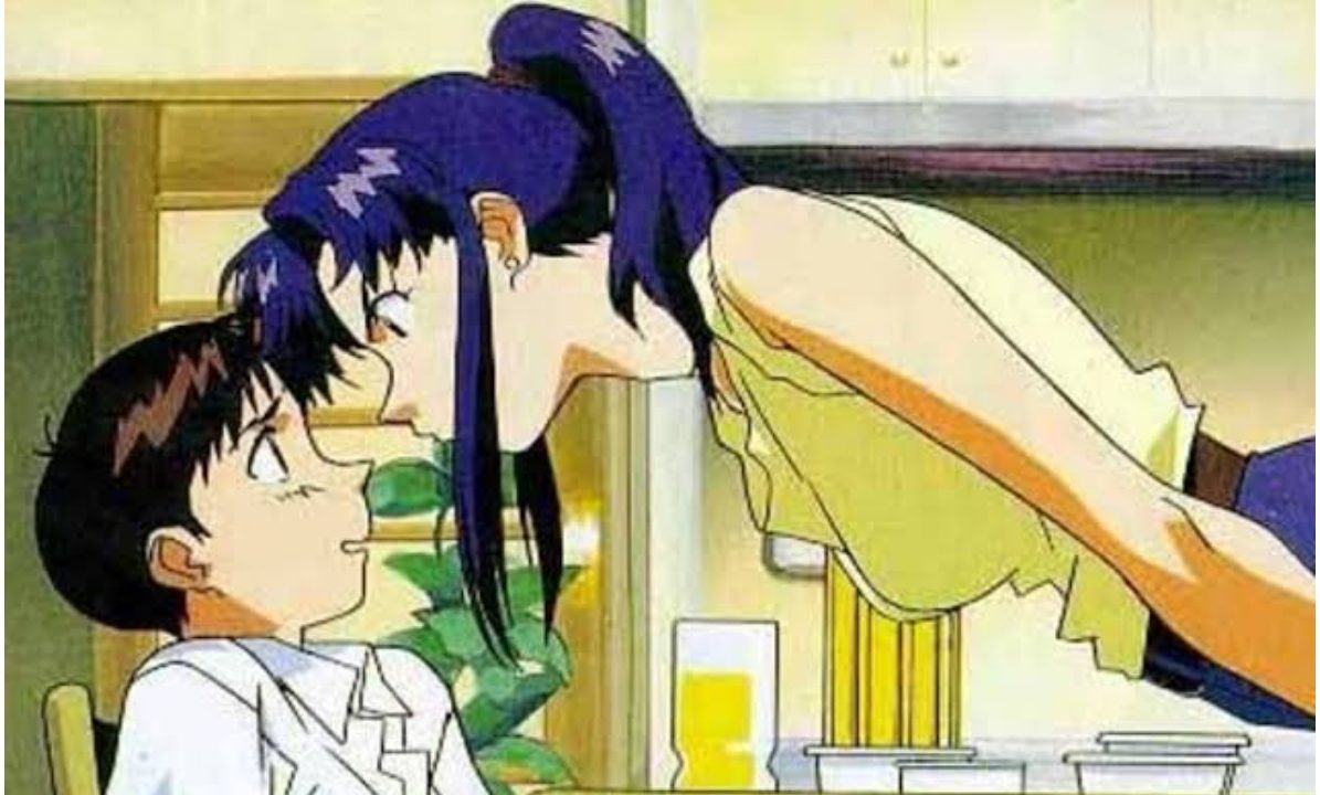 Why did Misato kiss Shinji
