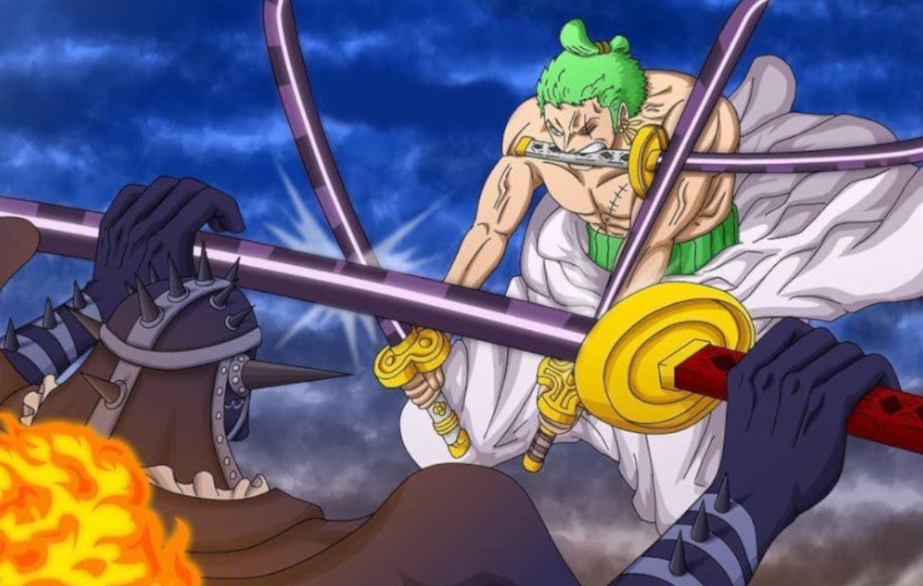 One Piece Chapter 1032 Spoilers  Zoro Unlocks Enma True Power With the  Help of Shamisen 