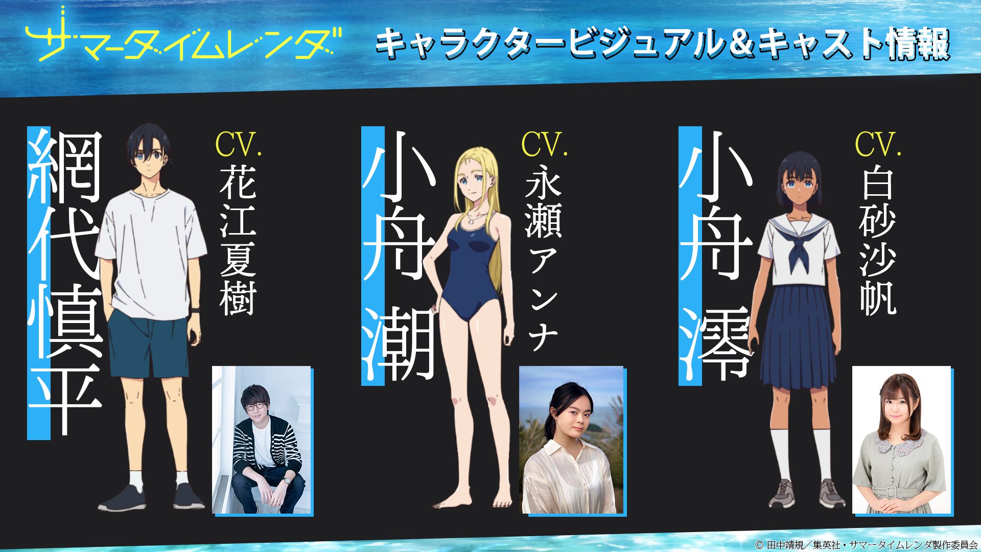Summer Time Rendering Anime Casts