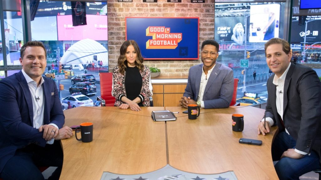 NFL Network Takes At-Home Approach to New Good Morning Football Studio in  Times Square