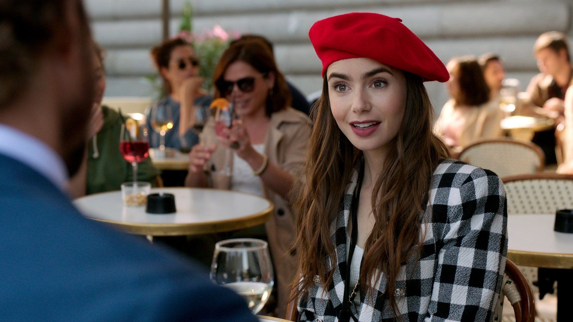 Lily collins portrayed the role of Emily Cooper