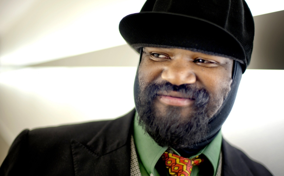 Why does Gregory Porter wear a hat?