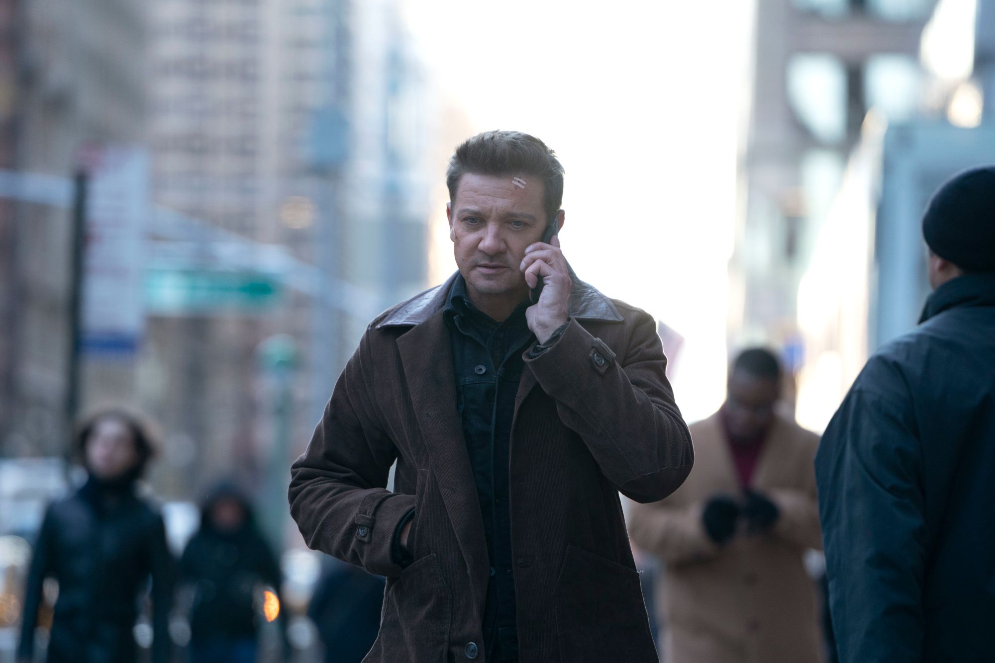 Jeremy Renner portrayed the role of Hawkeye