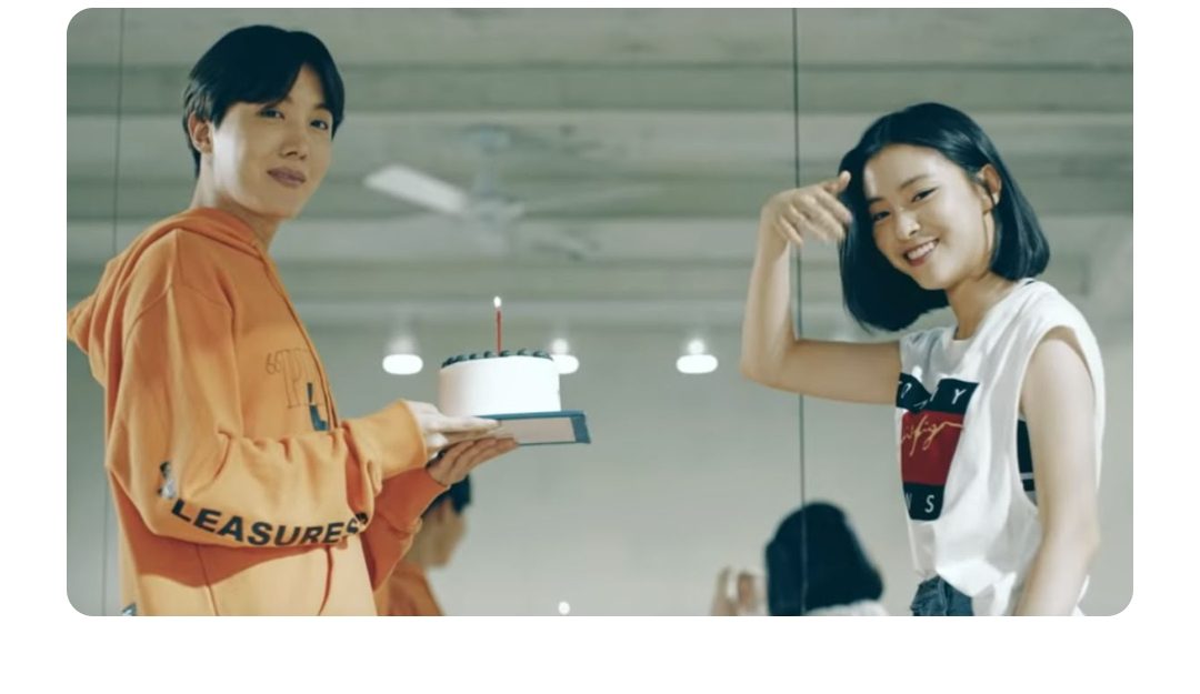 Ryujin Sharing the Screen with BTS's J-Hope