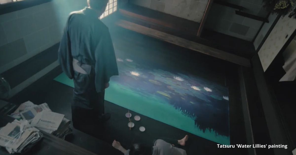Tatsuru 'Water Lillies' painting
