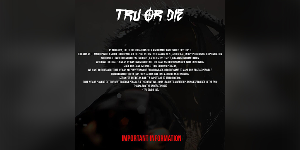 Tru Or Die Release Date