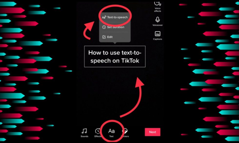 How to do text-to-speech on Tiktok