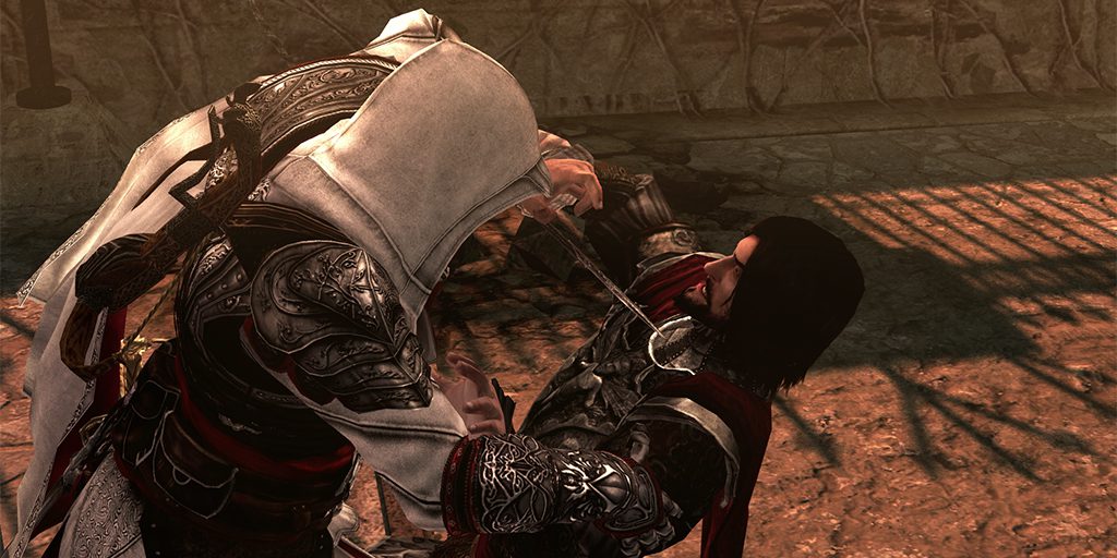 Assassin's Creed Brotherhood Ezio Auditore vs Cesare Borgia