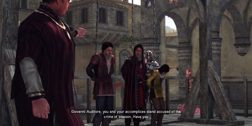 Assassin's Creed 2 Auditore Family bị treo cổ