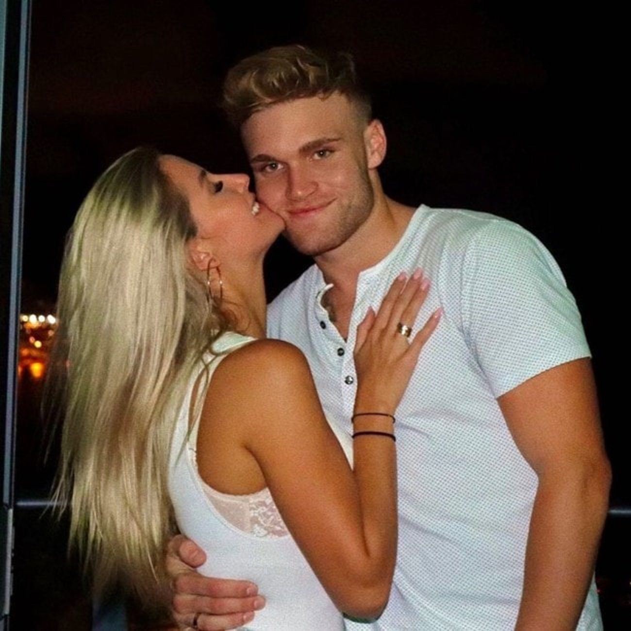 Tate Martell with his girlfriend