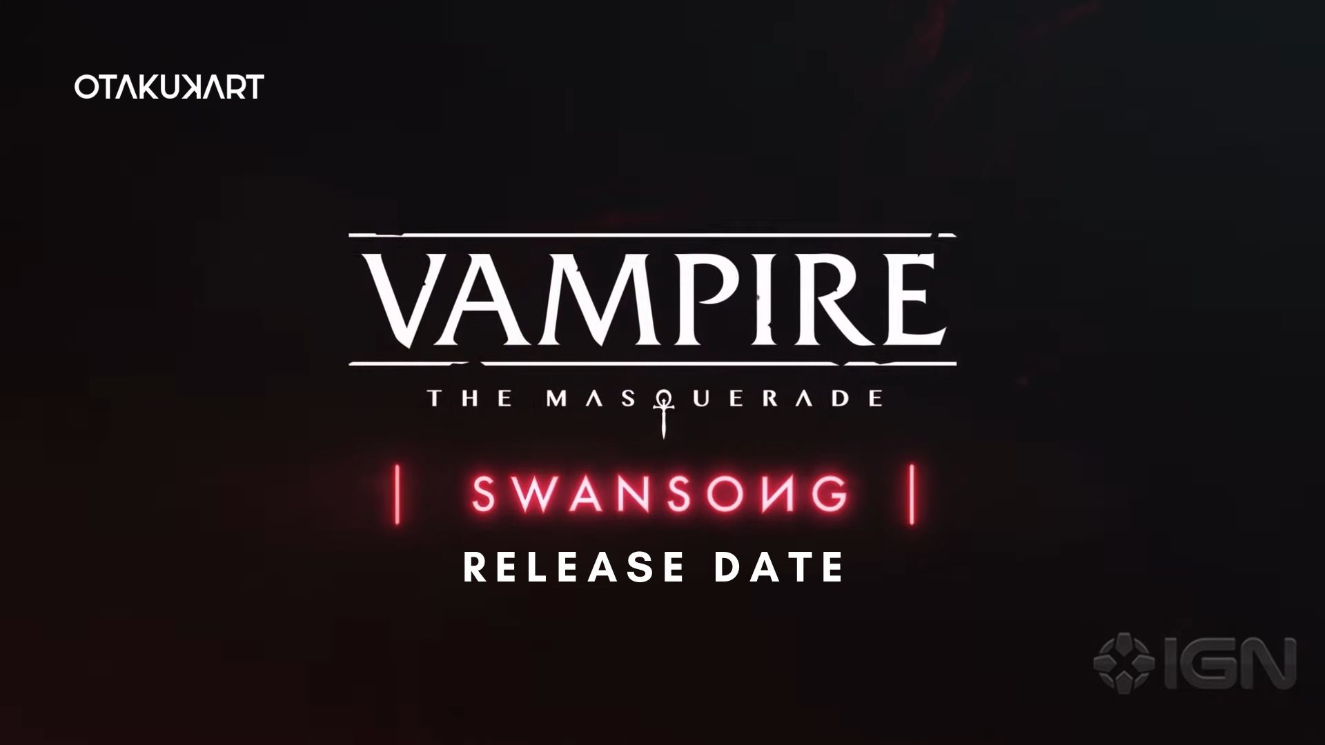 Vampire: The Masquerade - Swansong Release Date