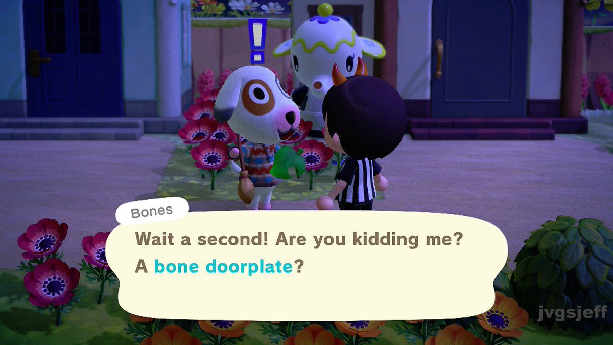 Bones in Animal Crossing: New Horizons