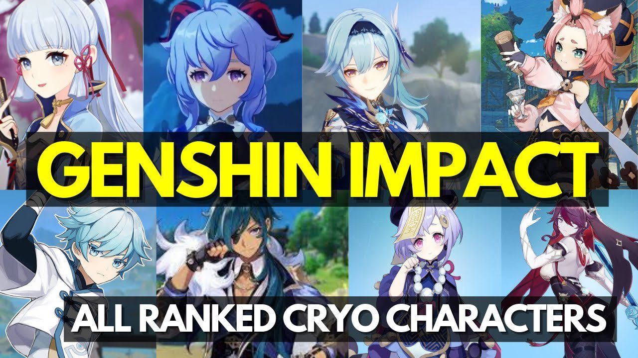 Genshin Impact Cryo Characters