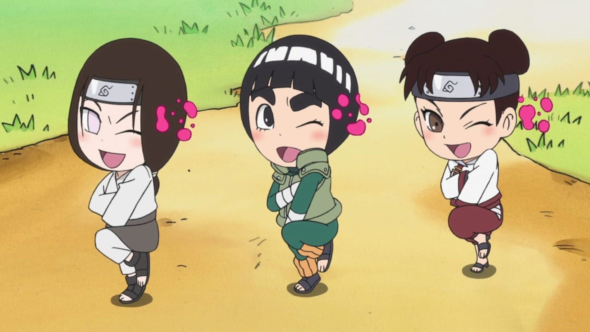 10 of the best Chibi anime series you should check out - Rock Lee and his ninja pals again