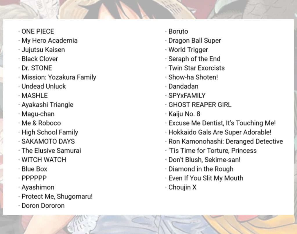 41 free reading manga in manga plus