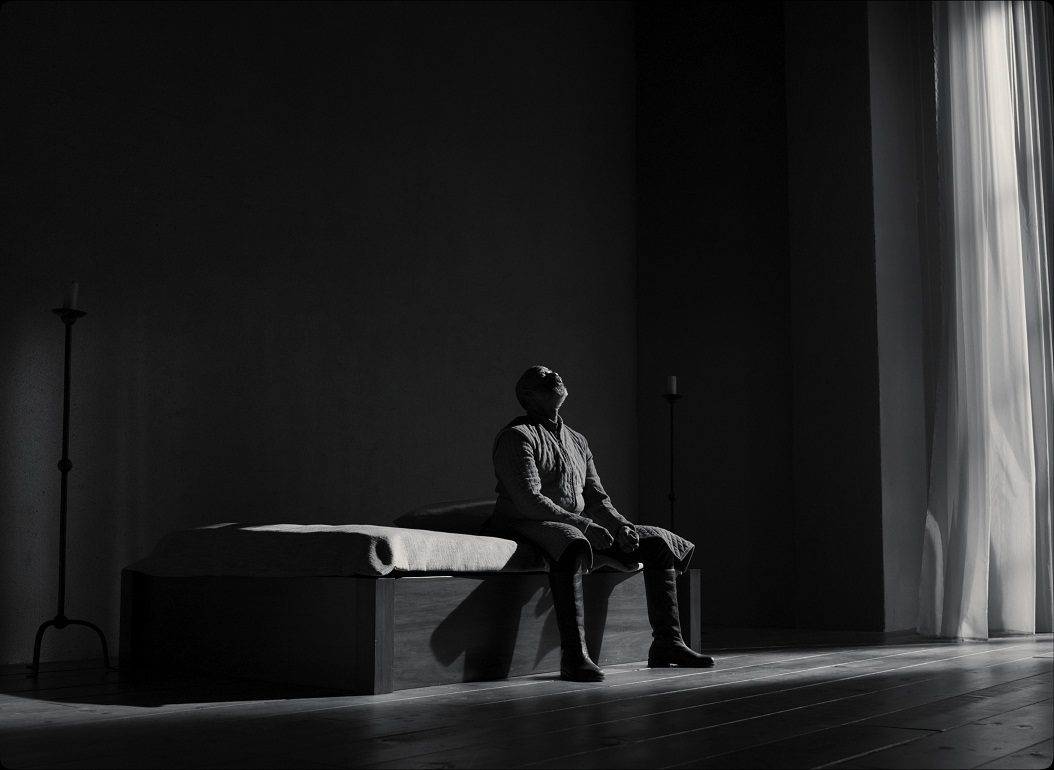 Una escena del set de La tragedia de Macbeth