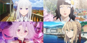 Beautiful Female anime character