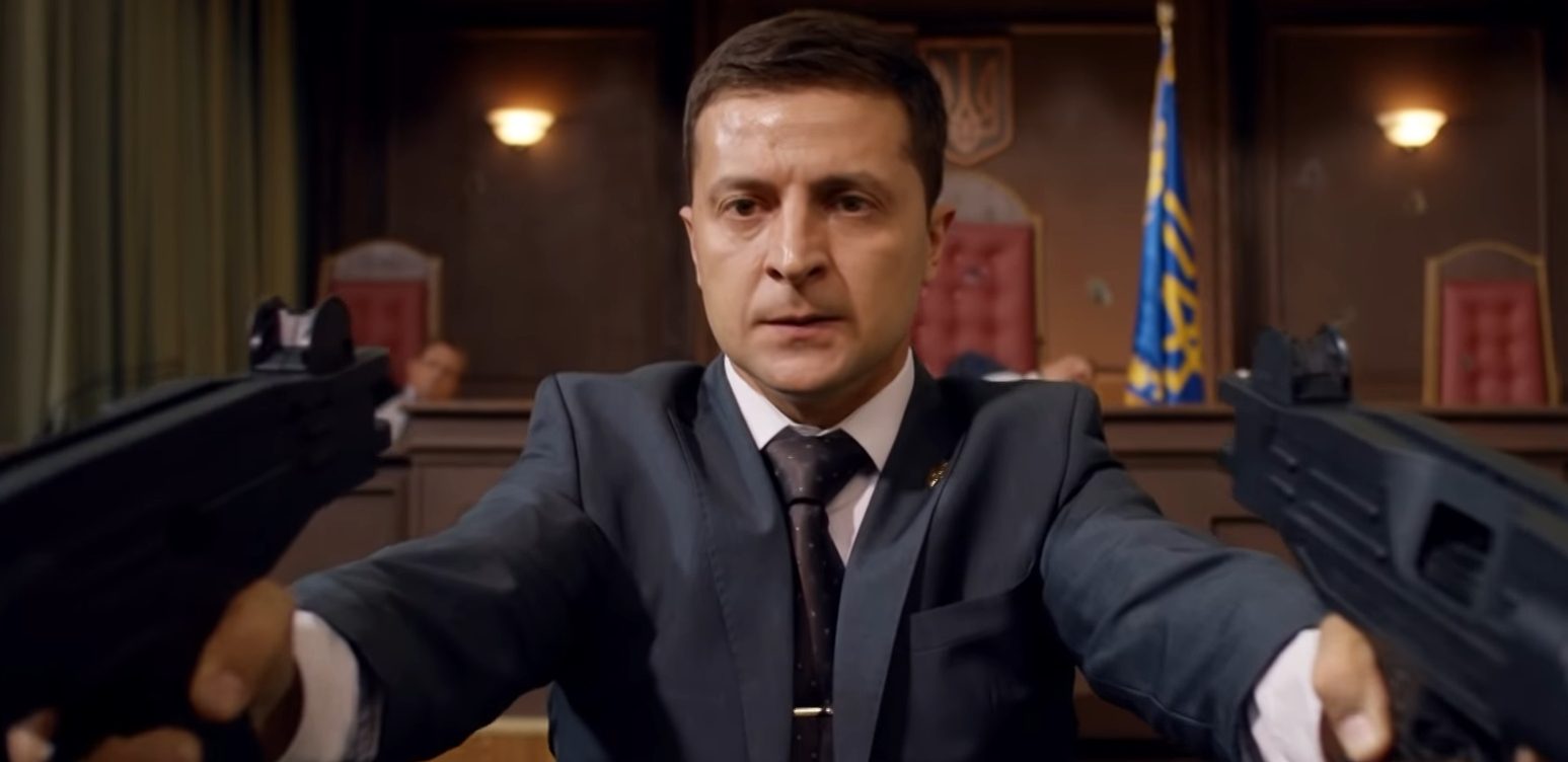 Volodymyr represented himself as the President of Ukraine in this film.