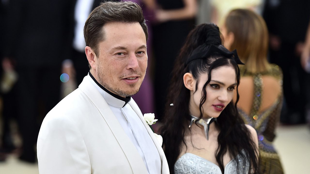 Grimes y Elon Musk 