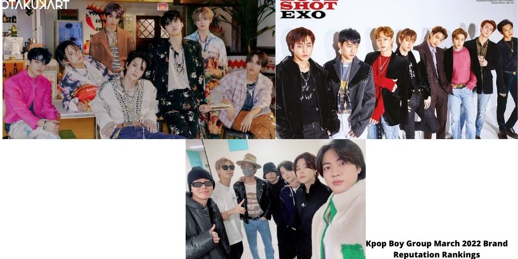 Kpop Boy Group March 2022 Brand Reputation Rankings