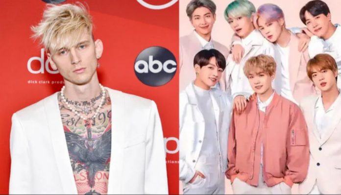 Machine Gun Kelly quiere a BTS en su boda con su 'esposa' Megan Fox